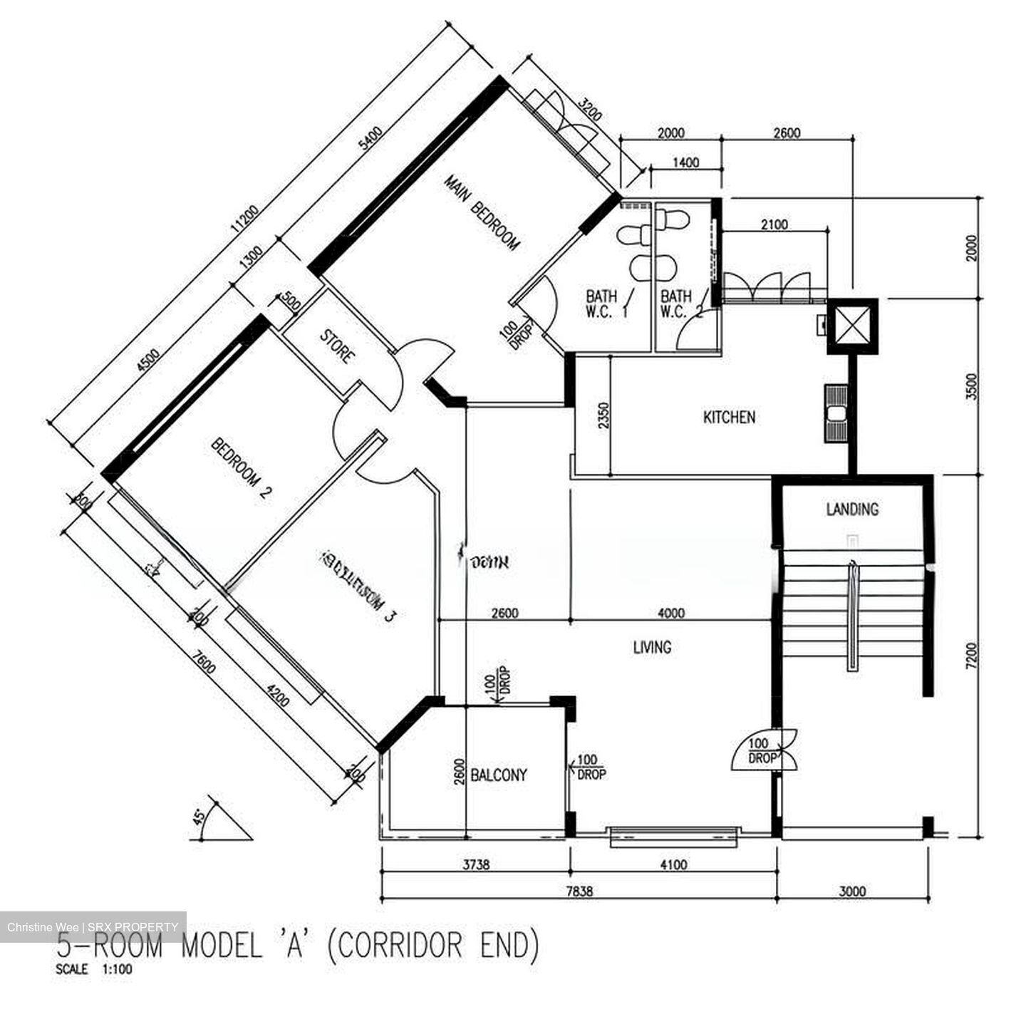 Blk 401 Hong Kah Court (Jurong West), HDB 5 Rooms #588142081
